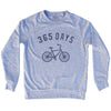 365 Days Bike Adult Tri-Blend Sweatshirt by Tribe Lacrosse