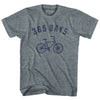 365 Days Bike Womens Tri-Blend Junior Cut T-Shirt by Tribe Lacrosse