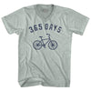 365 Days Bike Adult Tri-Blend V-neck T-shirt by Tribe Lacrosse