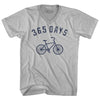 365 Days Bike Adult Tri-Blend V-neck T-shirt by Tribe Lacrosse