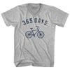 365 Days Bike Adult Cotton V-neck T-shirt by Tribe Lacrosse