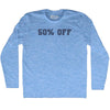 50% OFF Adult Tri-Blend Long Sleeve T-shirt by Tribe Lacrosse