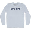 50% OFF Adult Tri-Blend Long Sleeve T-shirt by Tribe Lacrosse