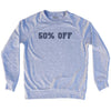 50% OFF Adult Tri-Blend Sweatshirt by Tribe Lacrosse