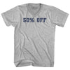 50% OFF Adult Cotton V-neck T-shirt by Tribe Lacrosse