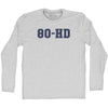 80-HD Adult Cotton Long Sleeve T-shirt by Tribe Lacrosse