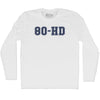 80-HD Adult Cotton Long Sleeve T-shirt by Tribe Lacrosse