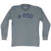 A-Rod Adult Tri-Blend Long Sleeve T-shirt  by Tribe Lacrosse