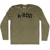 A-Rod Adult Tri-Blend Long Sleeve T-shirt  by Tribe Lacrosse