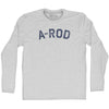 A-Rod Adult Cotton Long Sleeve T-shirt  by Tribe Lacrosse