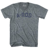 A-Rod Tri-Blend V-neck Womens Junior Cut T-shirt  by Tribe Lacrosse