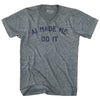 AI Made Me Do It Tri-Blend V-neck Womens Junior Cut T-shirt by Tribe Lacrosse