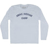 Above Average Chimp Adult Tri-Blend Long Sleeve T-shirt by Tribe Lacrosse