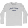Above Average Chimp Adult Cotton Long Sleeve T-shirt by Tribe Lacrosse