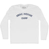 Above Average Chimp Adult Cotton Long Sleeve T-shirt by Tribe Lacrosse