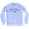 Above Average Chimp Adult Tri-Blend Sweatshirt by Tribe Lacrosse