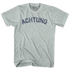 Achtung Adult Tri-Blend T-shirt by Tribe Lacrosse