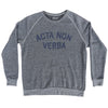 Acta Non Verba Adult Tri-Blend Sweatshirt by Tribe Lacrosse