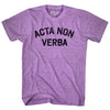 Acta Non Verba Adult Tri-Blend T-shirt by Tribe Lacrosse