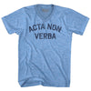 Acta Non Verba Adult Tri-Blend V-neck T-shirt by Tribe Lacrosse