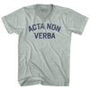 Acta Non Verba Adult Tri-Blend V-neck T-shirt by Tribe Lacrosse