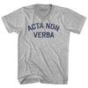 Acta Non Verba Adult Cotton V-neck T-shirt by Tribe Lacrosse