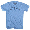 Acts 4 11 Adult Tri-Blend T-shirt by Tribe Lacrosse