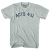 Acts 4 11 Adult Tri-Blend T-shirt by Tribe Lacrosse