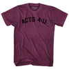 Acts 4 11 Adult Tri-Blend T-shirt by Tribe Lacrosse