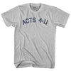 Acts 4 11 Adult Cotton T-shirt by Tribe Lacrosse