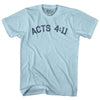 Acts 4 11 Adult Cotton T-shirt by Tribe Lacrosse