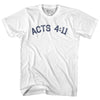 Acts 4 11 Youth Cotton T-shirt by Tribe Lacrosse