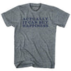 Actually It Can Buy Happiness Youth Tri-Blend T-shirt by Tribe Lacrosse