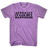 Actually It Can Buy Happiness Adult Tri-Blend T-shirt by Tribe Lacrosse
