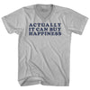 Actually It Can Buy Happiness Adult Tri-Blend V-neck T-shirt by Tribe Lacrosse