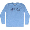 Africa Adult Tri-Blend Long Sleeve T-shirt by Tribe Lacrosse