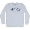 Africa Adult Tri-Blend Long Sleeve T-shirt by Tribe Lacrosse