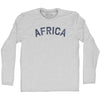 Africa Adult Cotton Long Sleeve T-shirt by Tribe Lacrosse