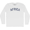 Africa Adult Cotton Long Sleeve T-shirt by Tribe Lacrosse