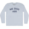 Age Quod Agis Adult Tri-Blend Long Sleeve T-shirt by Tribe Lacrosse