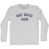 Age Quod Agis Adult Cotton Long Sleeve T-shirt by Tribe Lacrosse