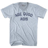 Age Quod Agis Adult Tri-Blend V-neck T-shirt by Tribe Lacrosse