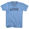 Agoge Adult Tri-Blend V-neck T-shirt by Tribe Lacrosse