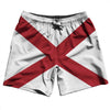 Alabama US State Flag Swim Shorts 7" Made in USA by Tribe Lacrosse