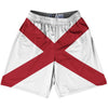 Alabama State Flag 9" Inseam Lacrosse Shorts by Tribe Lacrosse