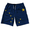 Alaska US State Flag 10" Swim Shorts Made in USA by Tribe Lacrosse