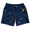 Alaska US State Flag Swim Shorts 7" Made in USA by Tribe Lacrosse
