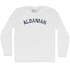 Albanian Adult Cotton Long Sleeve T-shirt by Tribe Lacrosse