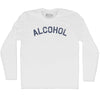 Alcohol Adult Cotton Long Sleeve T-shirt by Tribe Lacrosse