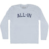 All-In Adult Tri-Blend Long Sleeve T-shirt by Tribe Lacrosse